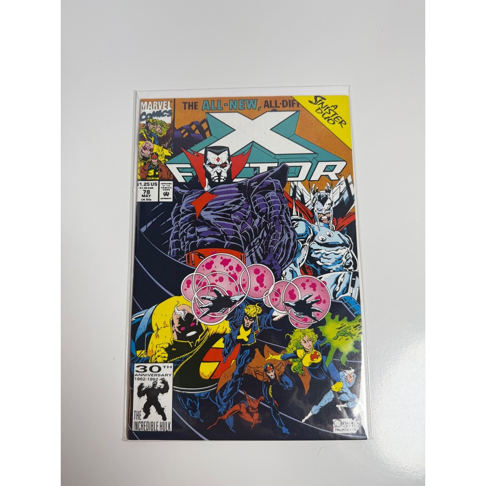 X-Factor 78 Marvel 1992 Sinister Duo Joe Quesada Cover Multiple Man Havok Comic